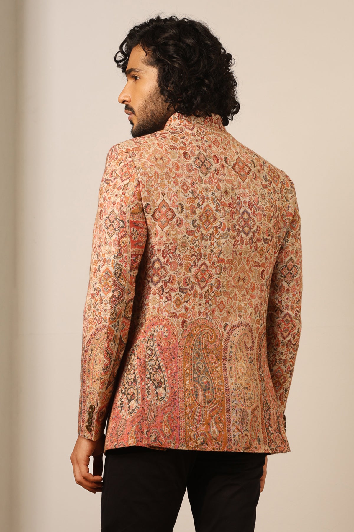 -  Advait Fine Wool Silk Full Jacket