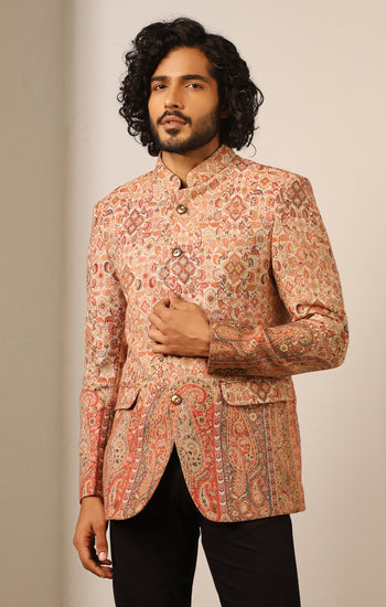 Advait Fine Wool Silk Bandhgala