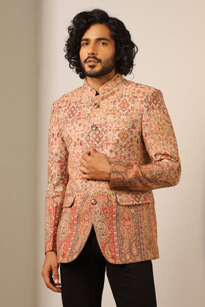-  Advait Fine Wool Silk Full Jacket