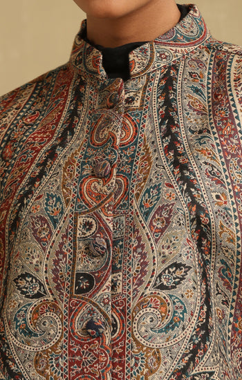 Jazz Fine Wool Silk Cape