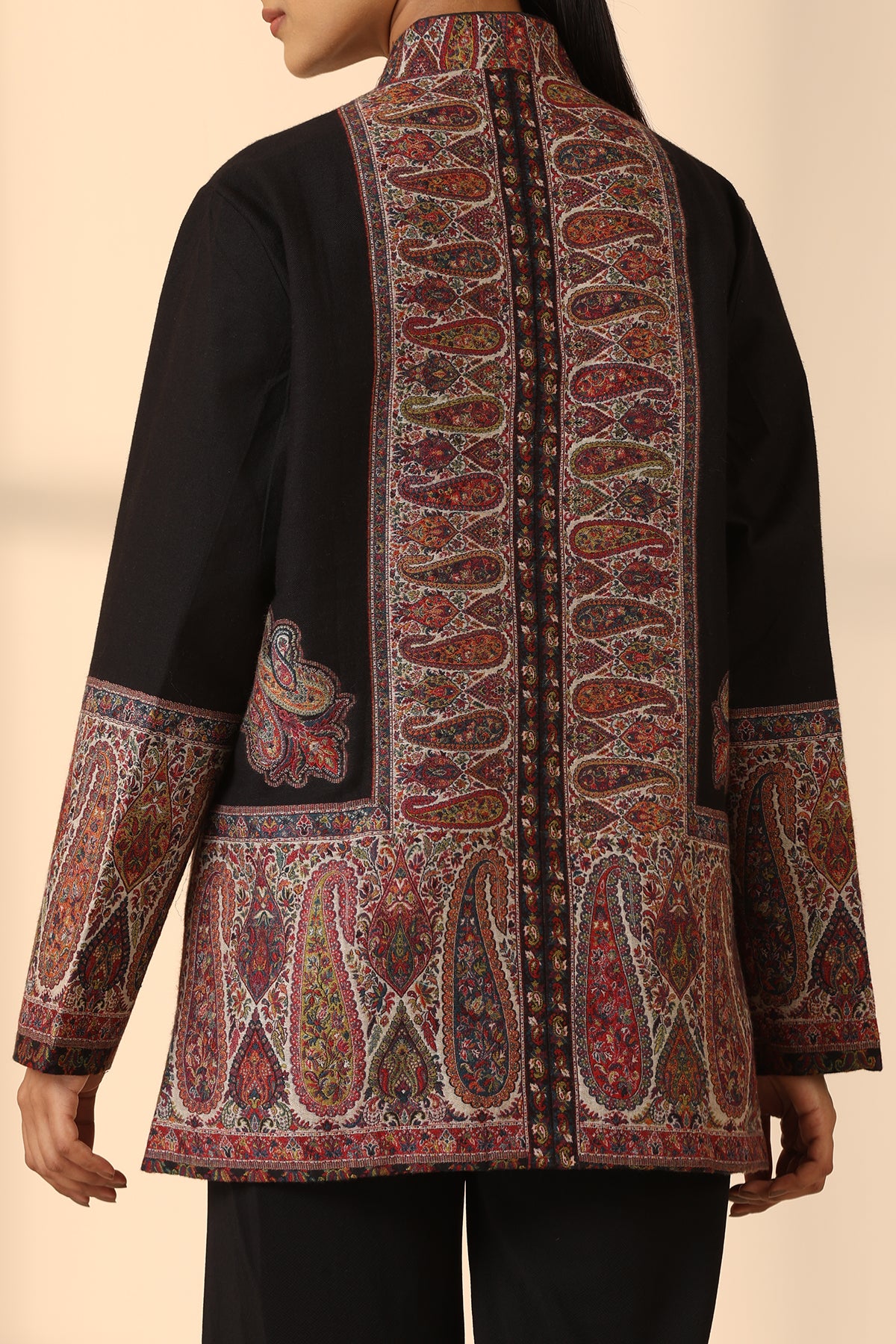 -  Shaz Fine Wool Silk Jacket