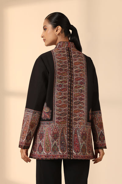 -  Shaz Fine Wool Silk Jacket