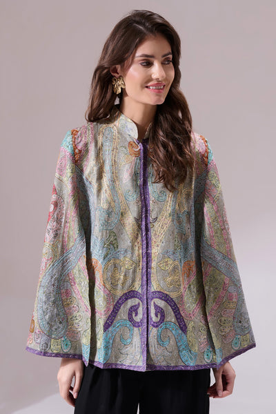 -  Tanishi Pashmina Blended Cape