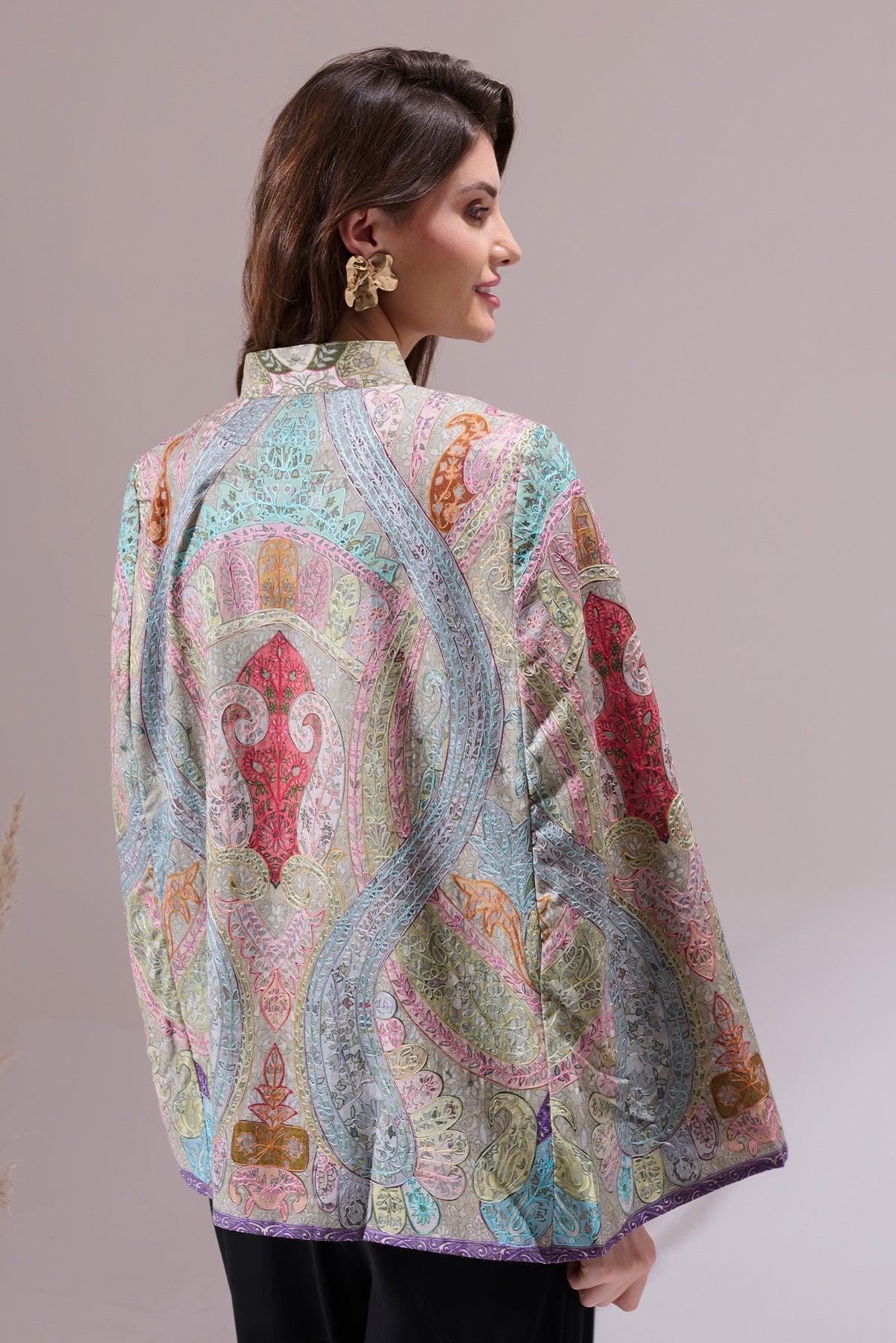 -  Tanishi Pashmina Blended Cape
