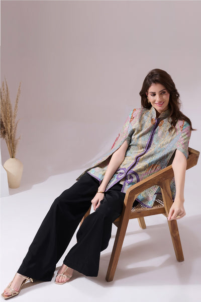 -  Tanishi Pashmina Blended Cape