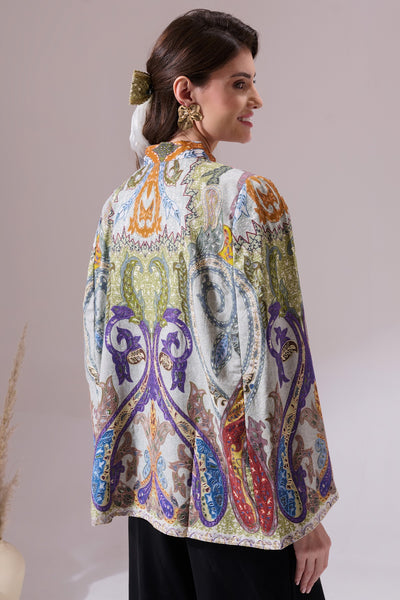 -  Tanya Pashmina Blended Cape