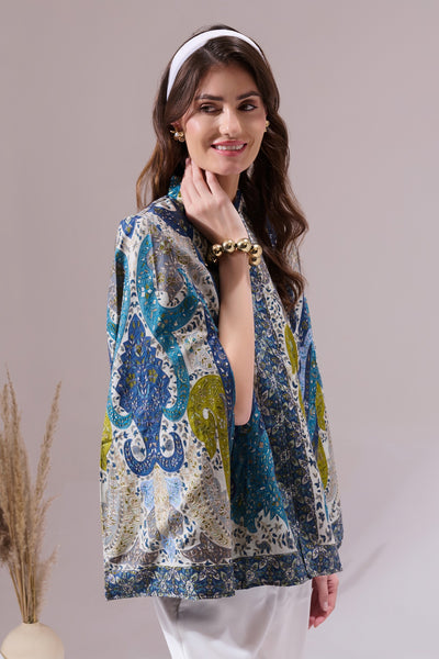 -  Tarika Pashmina Blended Cape
