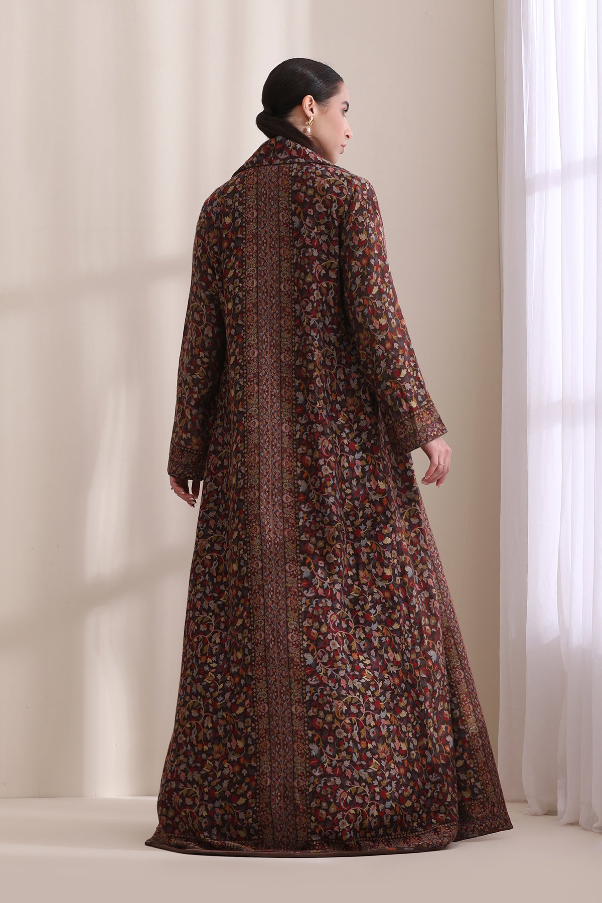 -  Cora Kani woven long Jacket