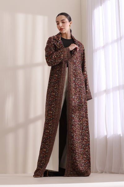 -  Cora Kani woven long Jacket