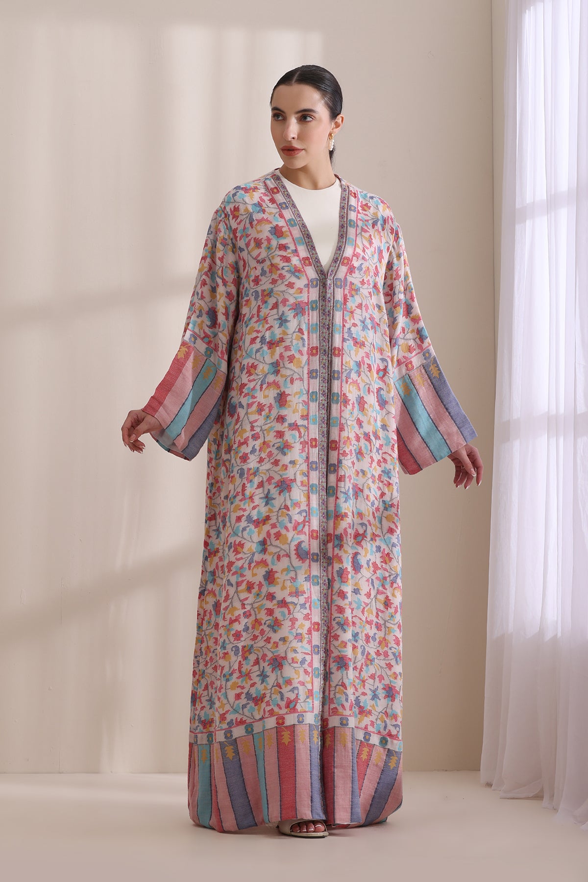 -  Hailey Kani Woven Long Jacket