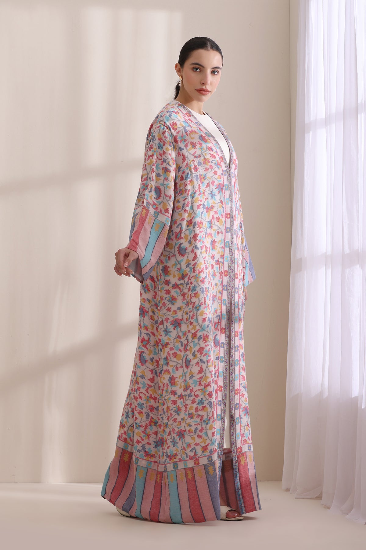 -  Hailey Kani Woven Long Jacket