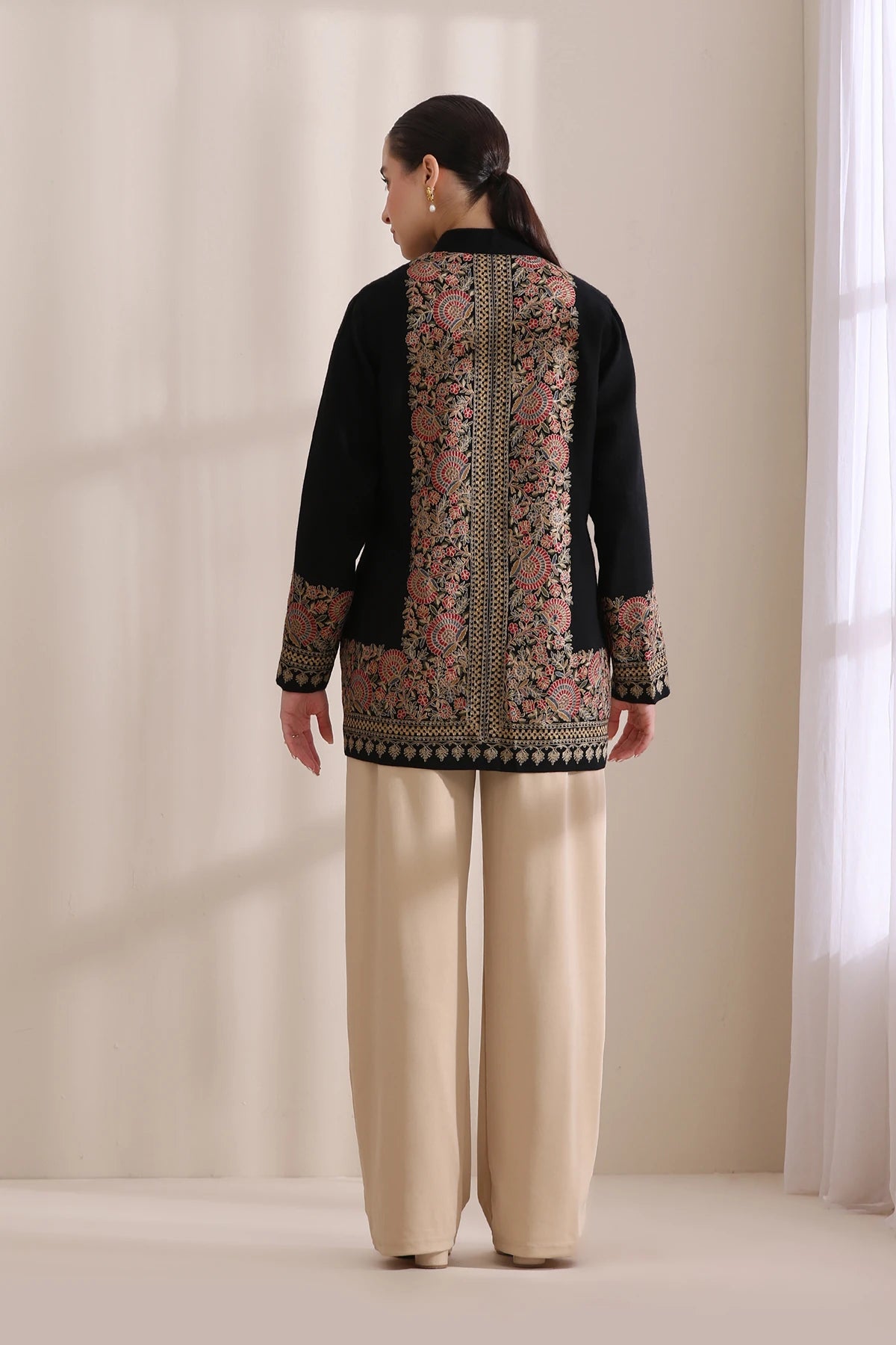 Sarah Short Embroidery  Jacket
