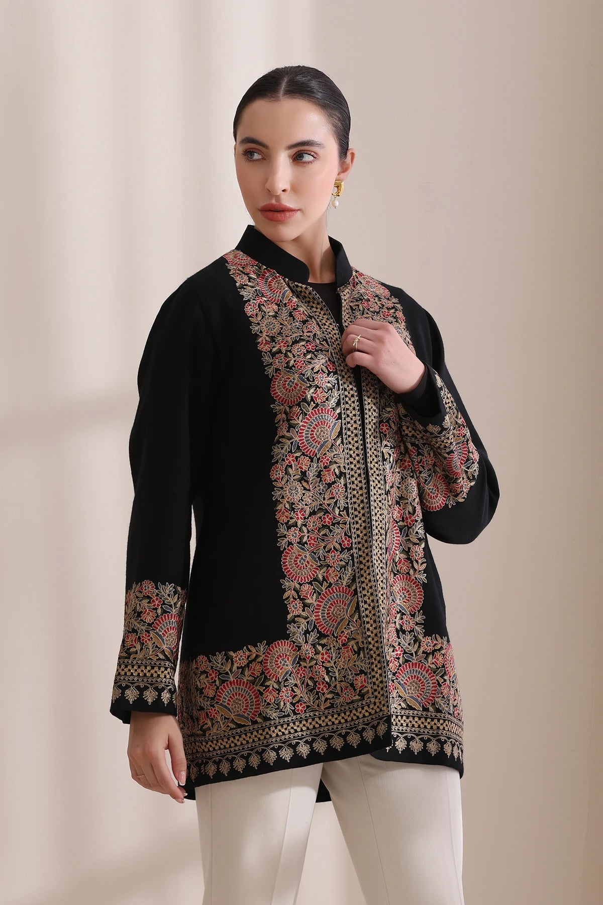 Sarah Short Embroidery  Jacket