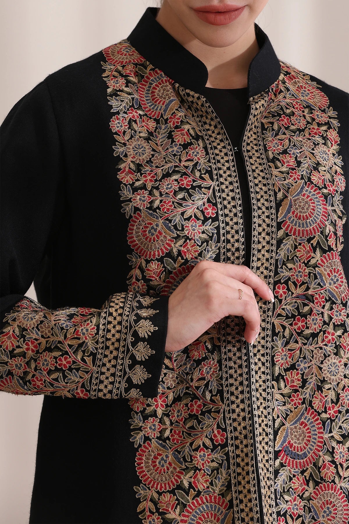 Sarah Short Embroidery  Jacket