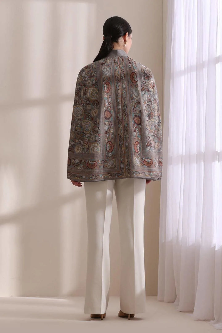 Cera Woven Kani Blend Cape