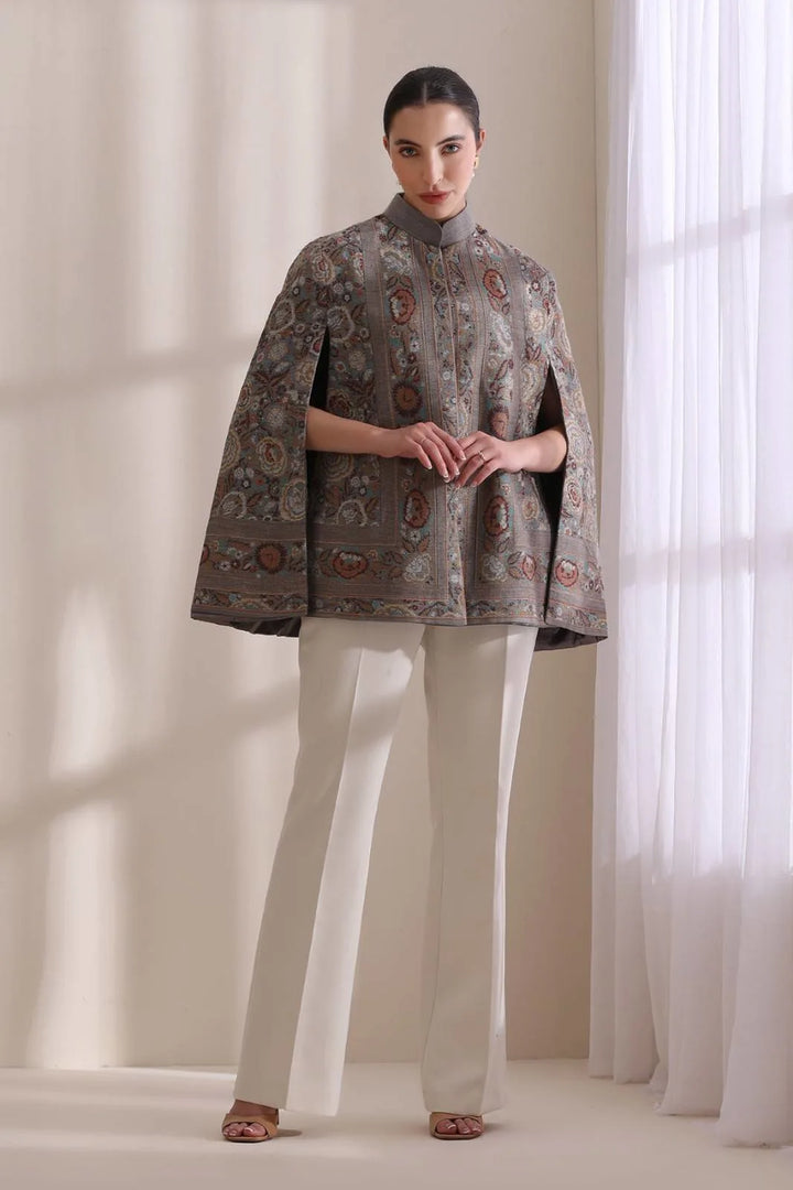 Cera Woven Kani Blend Cape