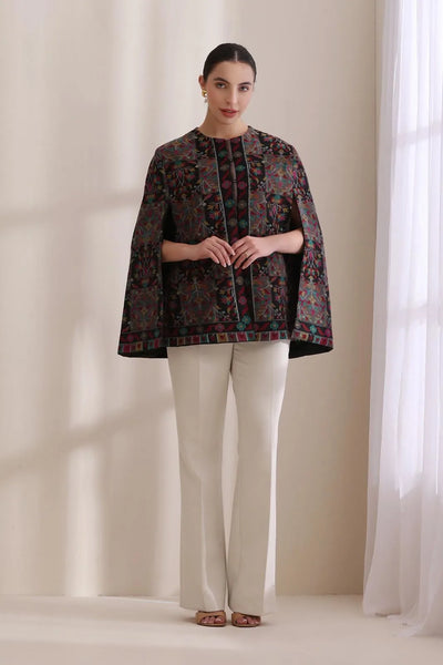 Raatri Woven Kani Cape