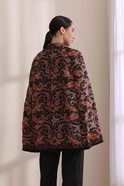Emery Embroidered Cape