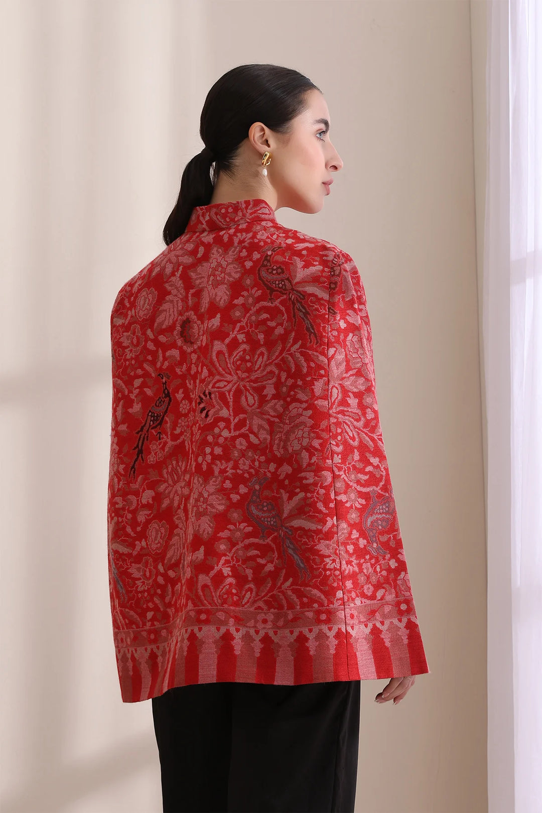 Mithudi Woven Kani Blend Cape.