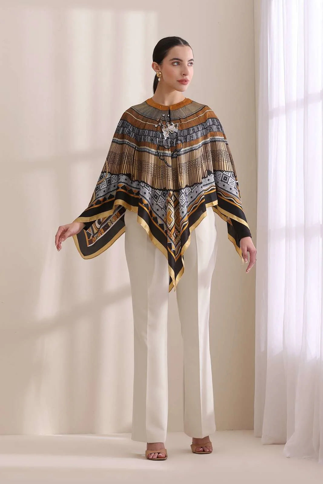 Liliana Printed Cape