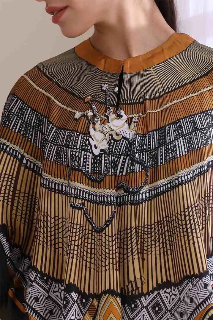 Liliana Printed Cape