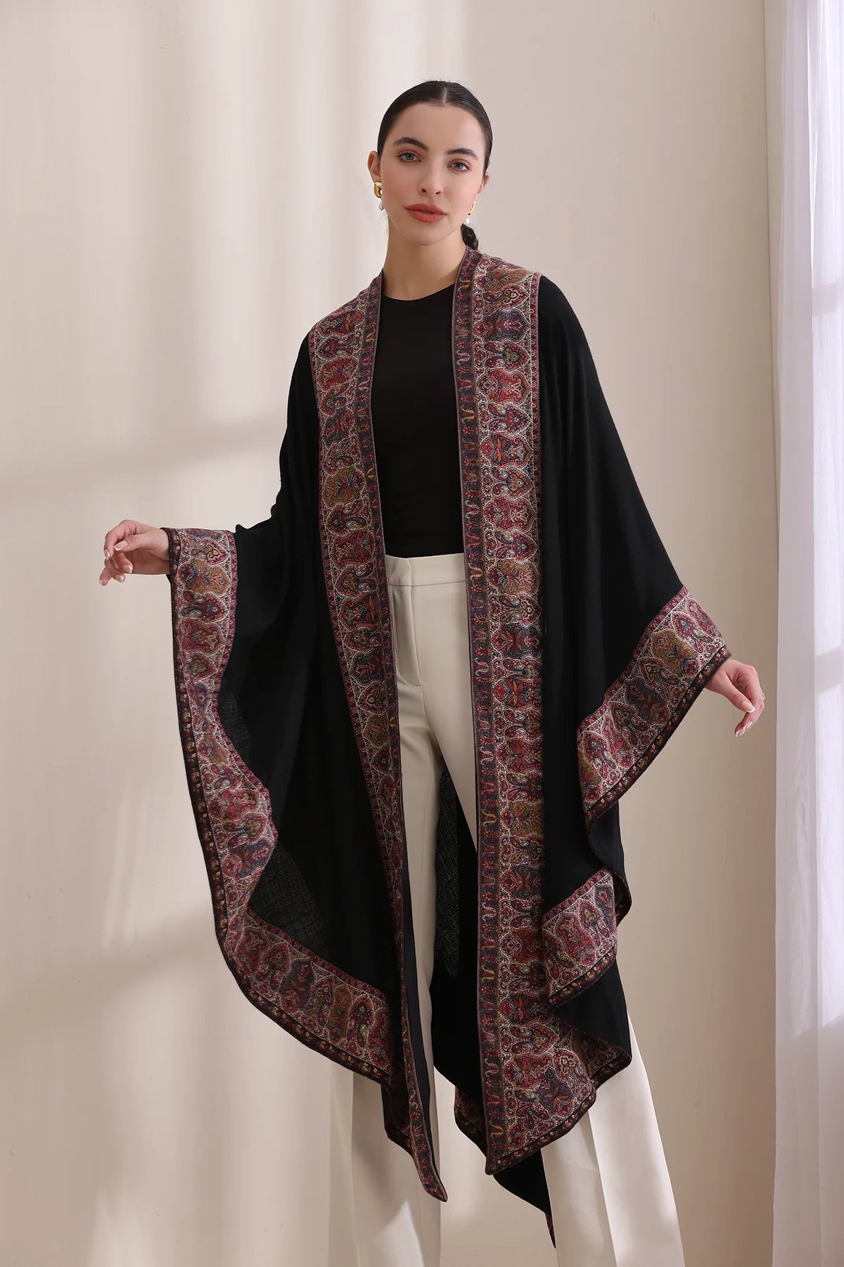 Chitra Woven Cape