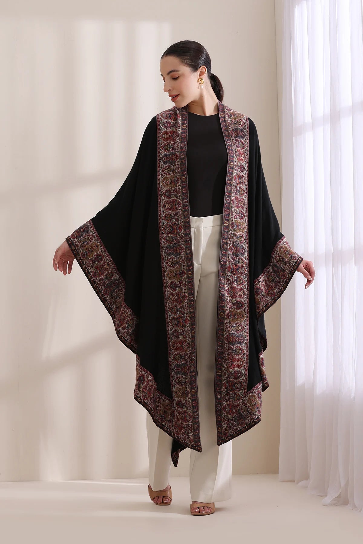 Chitra Woven Cape
