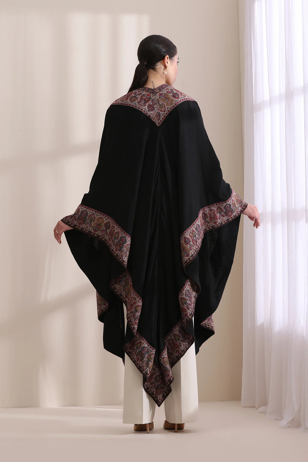 Chitra Woven Kani Blend Cape