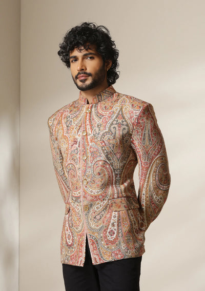 Golden Aura pashmina blend Jacket/Bandhgala