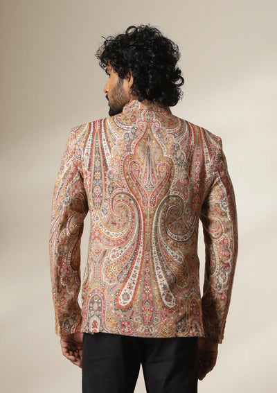 Golden Aura pashmina blend Jacket/Bandhgala