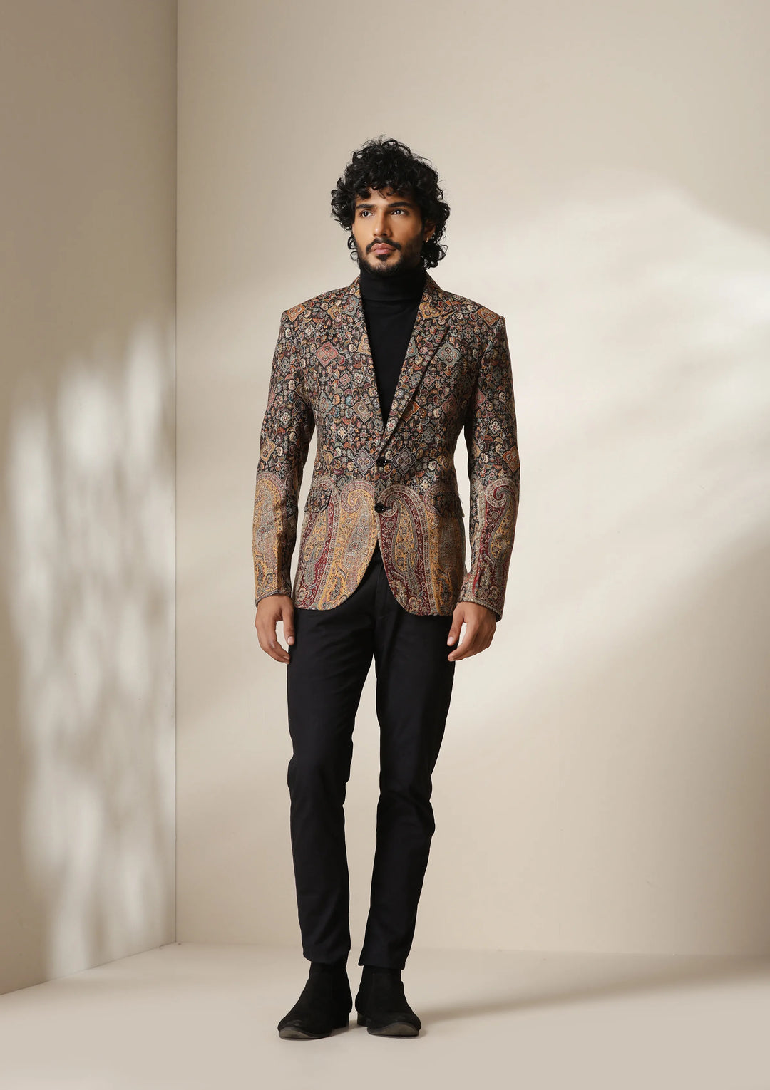 Dusala Mosaic Heritage pashmina blend Blazer/coat