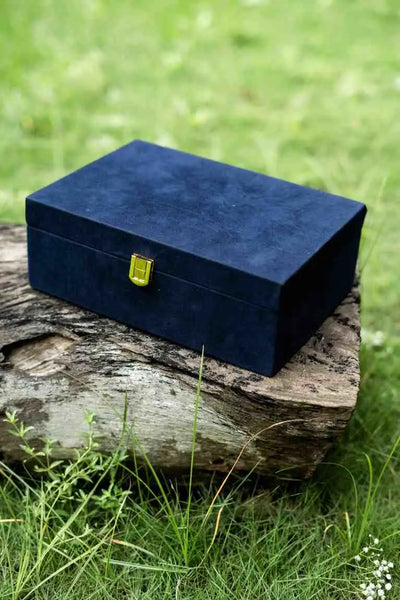 Midnight Velvet Pashmina Shawl Gift Box with Hand Embellished Detailing