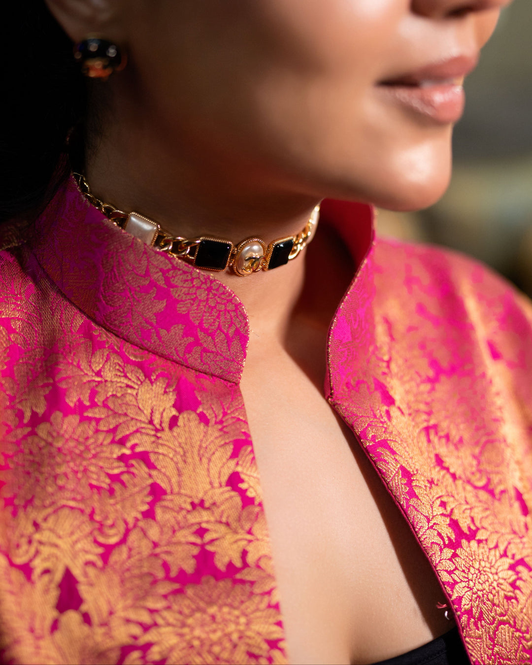 Jodha Banarasi Long Coat: Women&