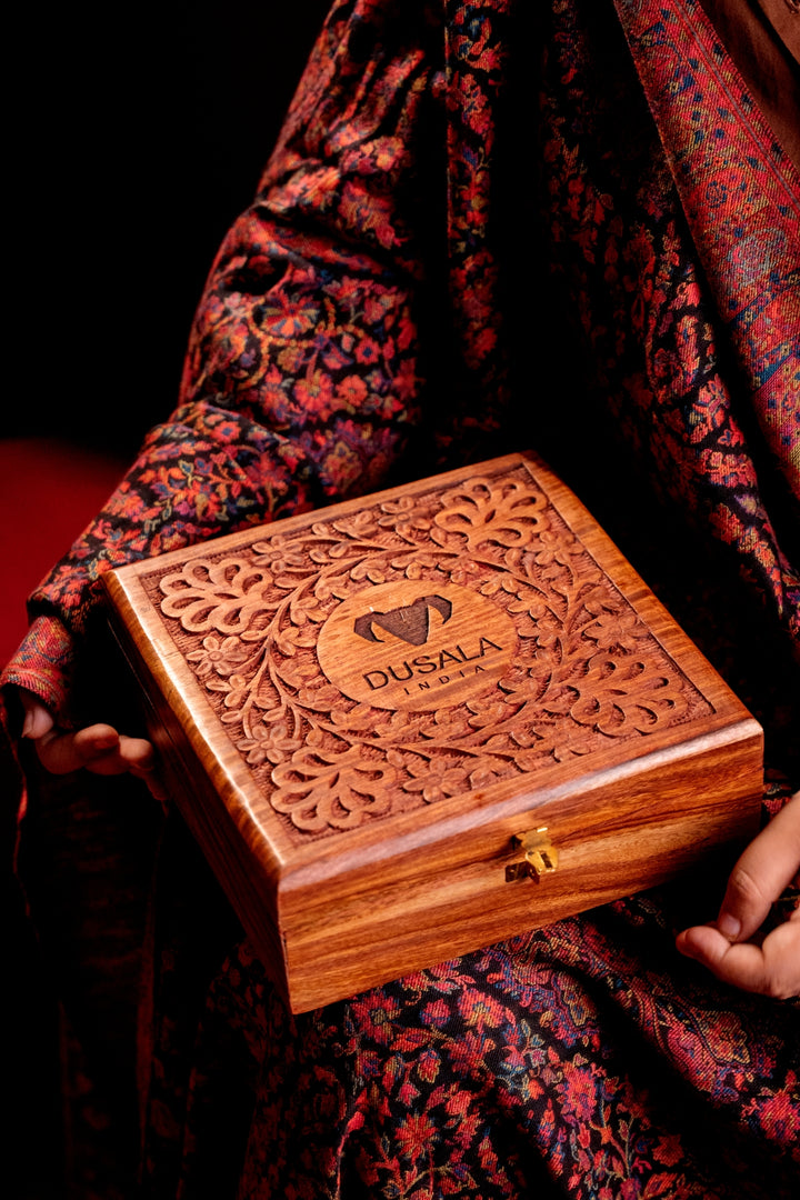 Title Heritage Diwali Silk Dupatta Gift Box