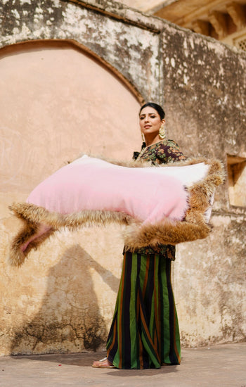Delaney Cashmere Fur Stole