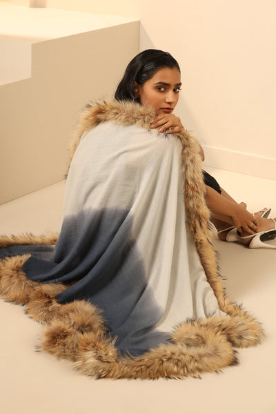 -  Nyla Cashmere Fur Stole