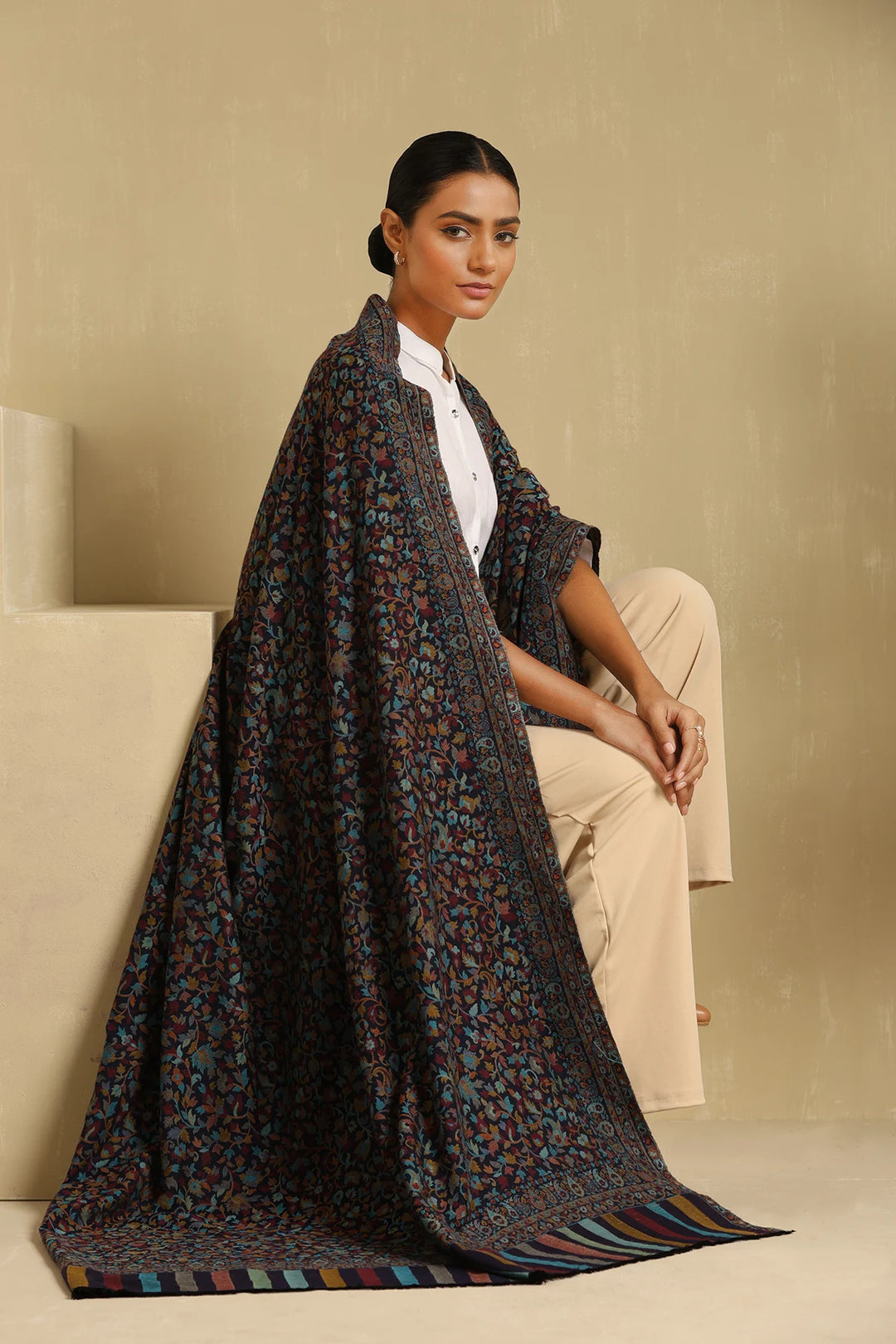Ema Cashmere Full Shawl