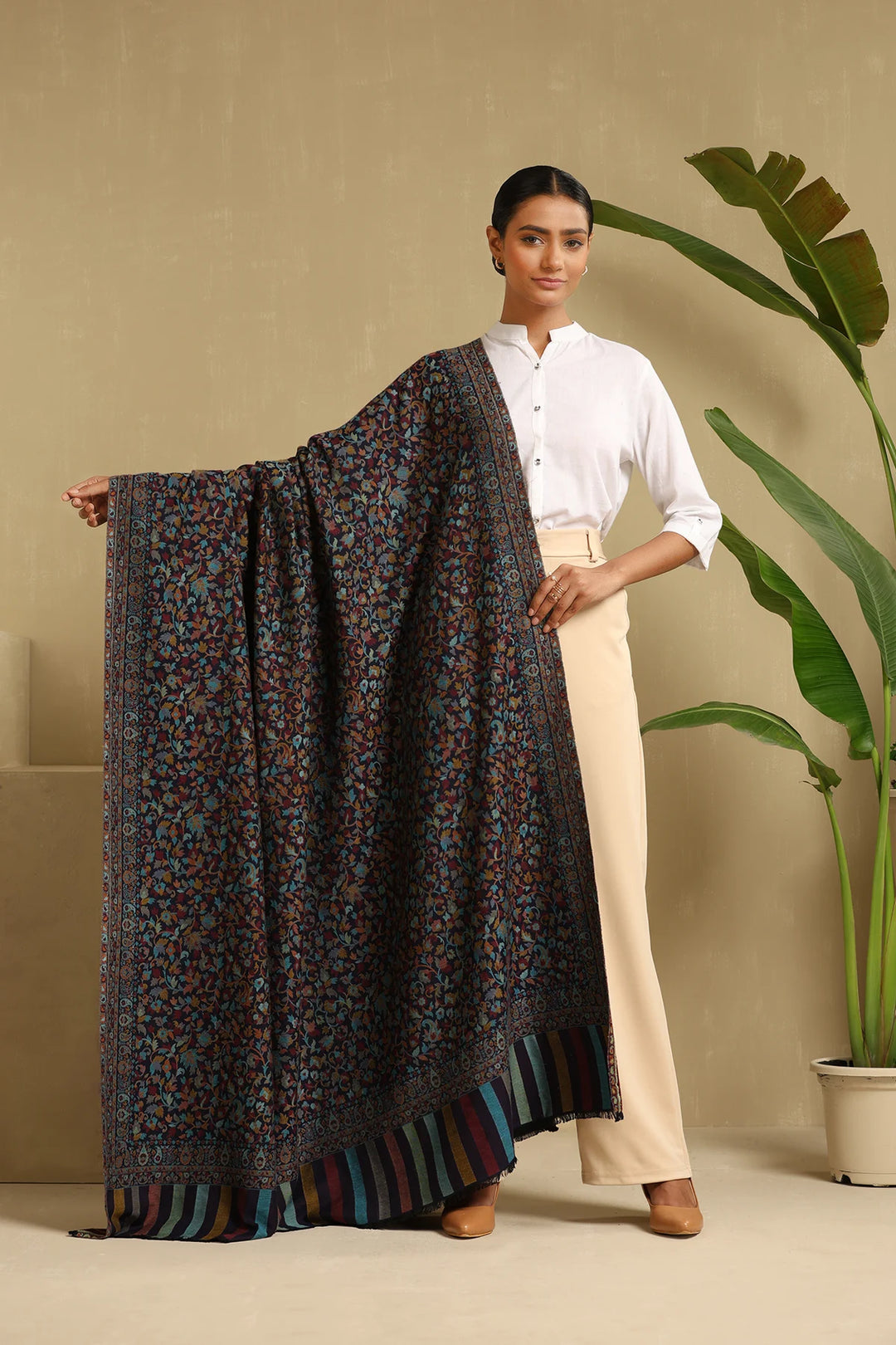 Ema Cashmere Full Shawl