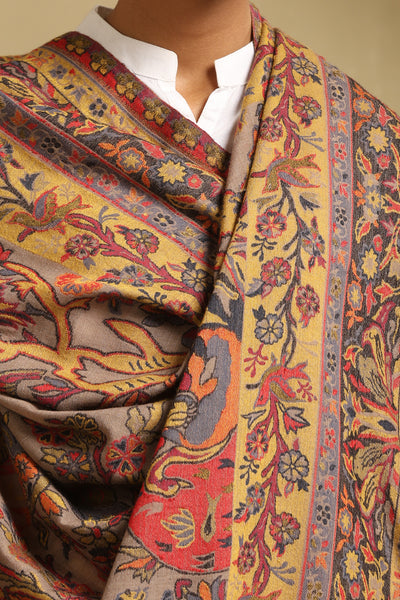 -  Cherry Cashmere Full Shawl