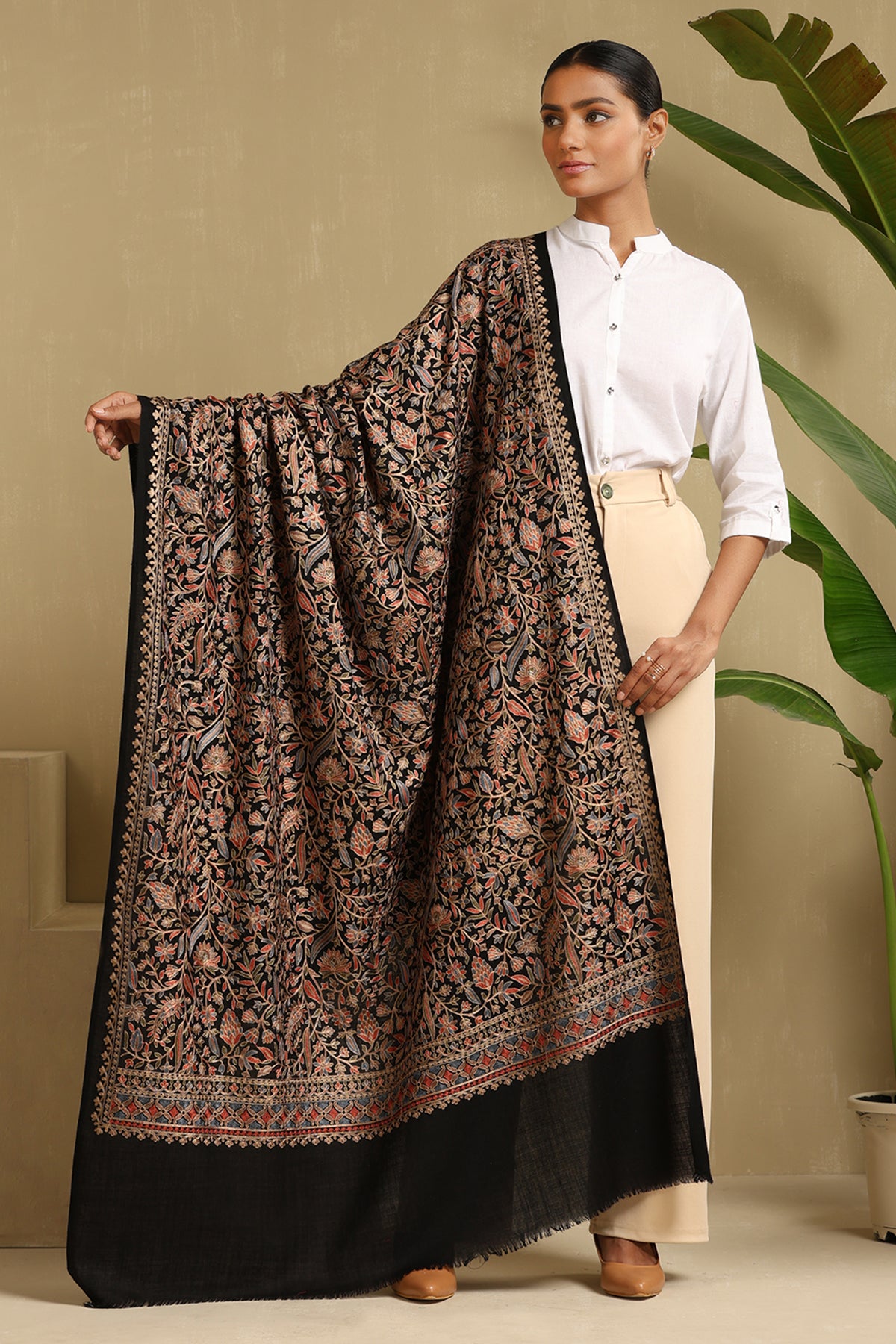 -  Maya Cashmere Shawl