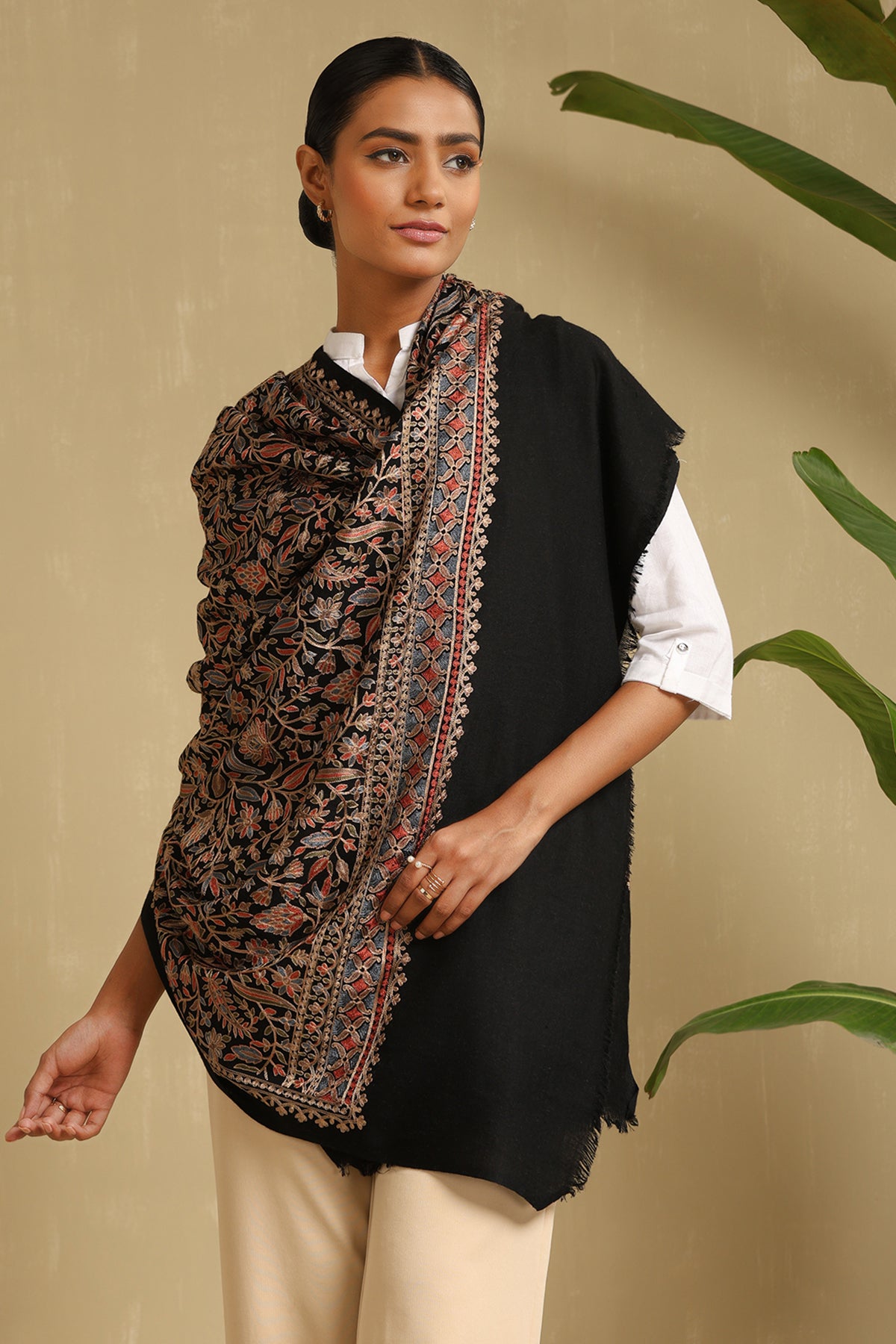 -  Maya Cashmere Shawl