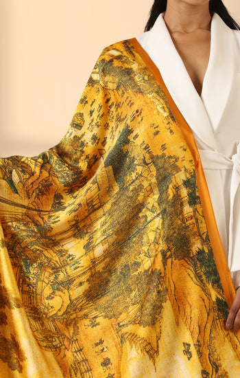 Flora Silk Scarf