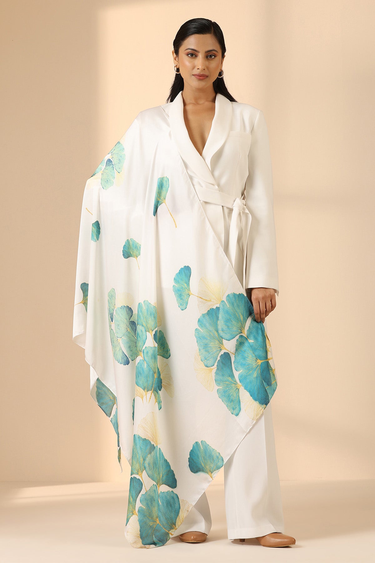 -  Dilian Silk Scarf