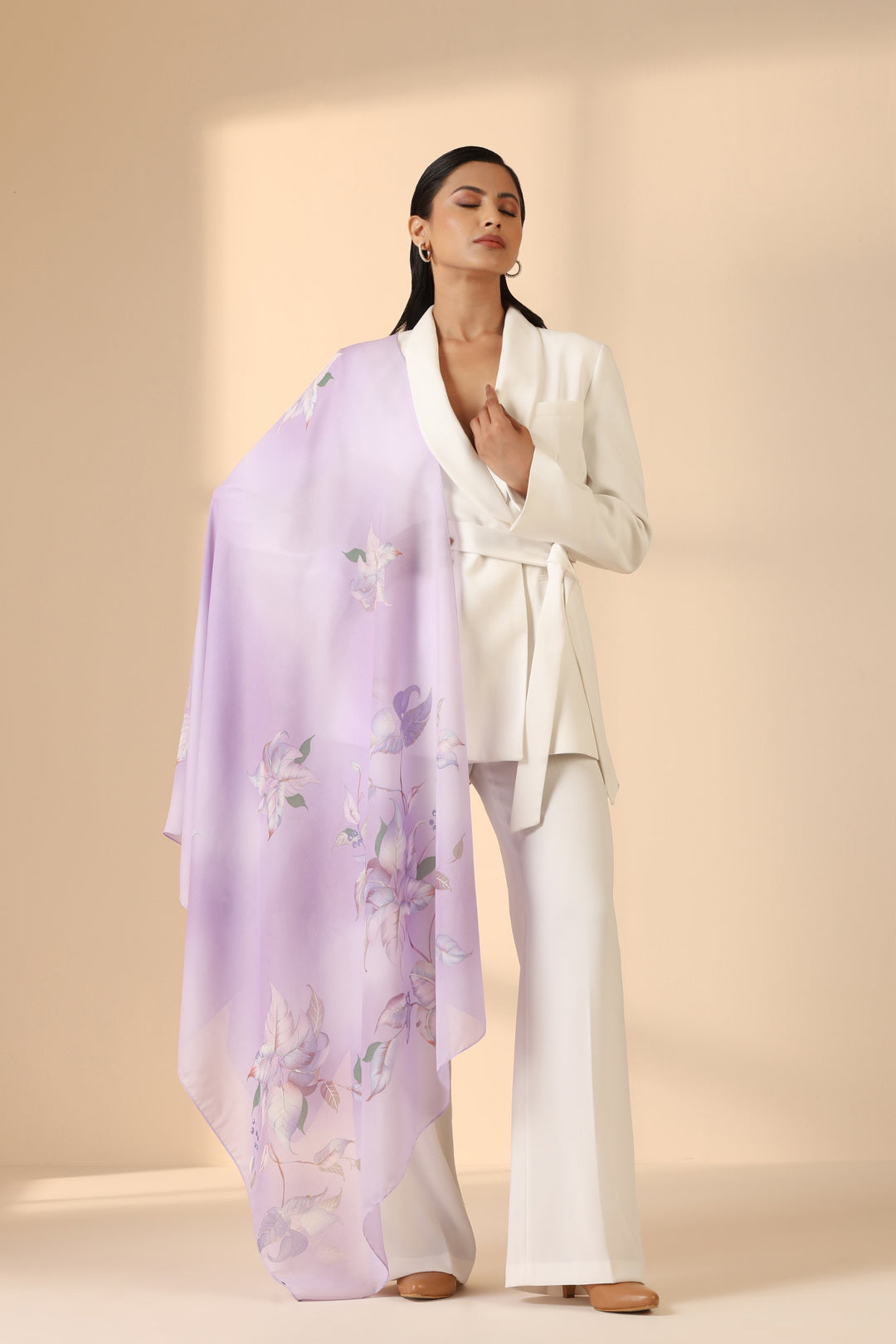 The Petaline Silk Scarf Gift Box for Women