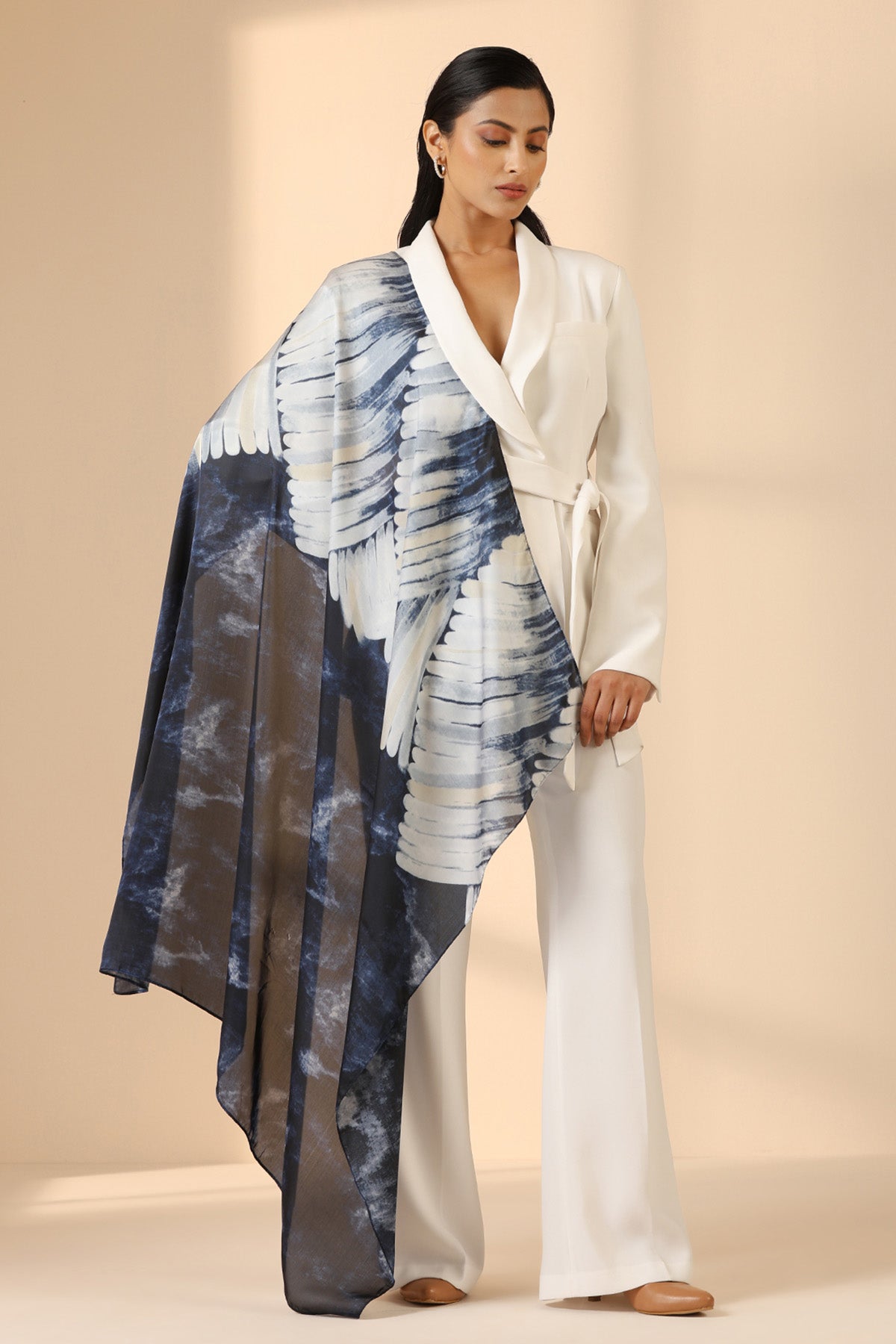 -  Zenita Silk Square Scarf