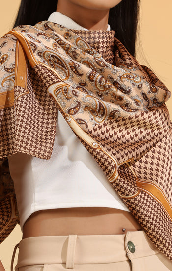 Seiarra Silk Square Scarf