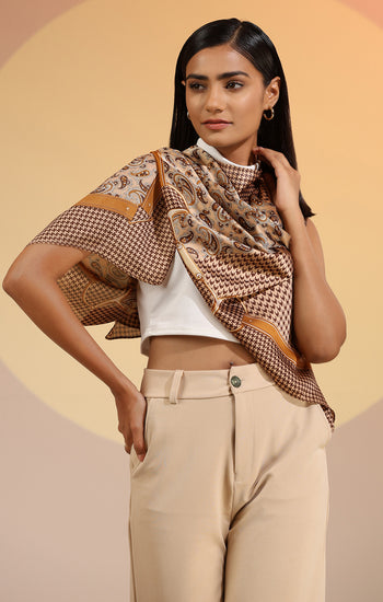 Seiarra Silk Square Scarf