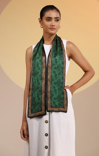 Arwa Silk Neck Scarf