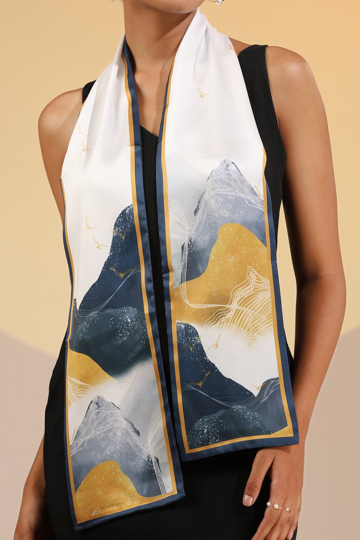 -  Saffy Silk Neck Scarf