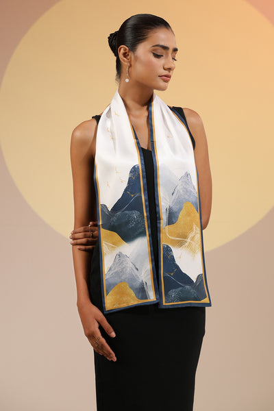 -  Saffy Silk Neck Scarf